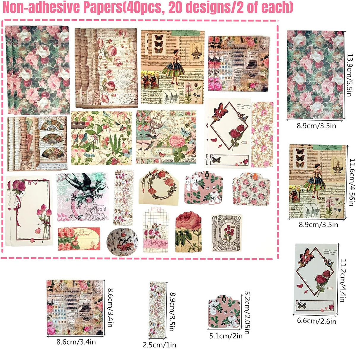 Esweny Vintage Ephemera Pack