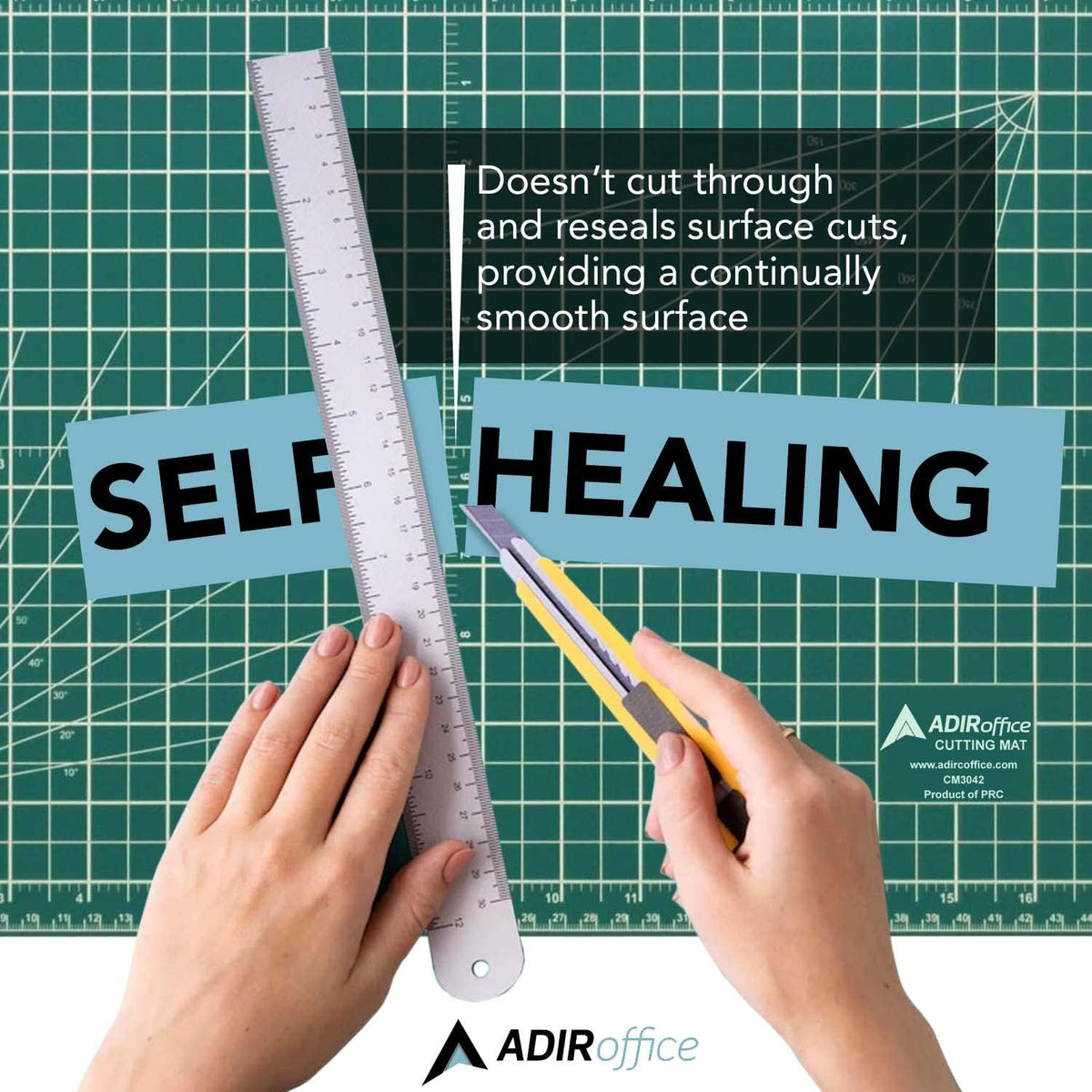 Adir Self Healing Cutting Mat – 30 x 42 Inches