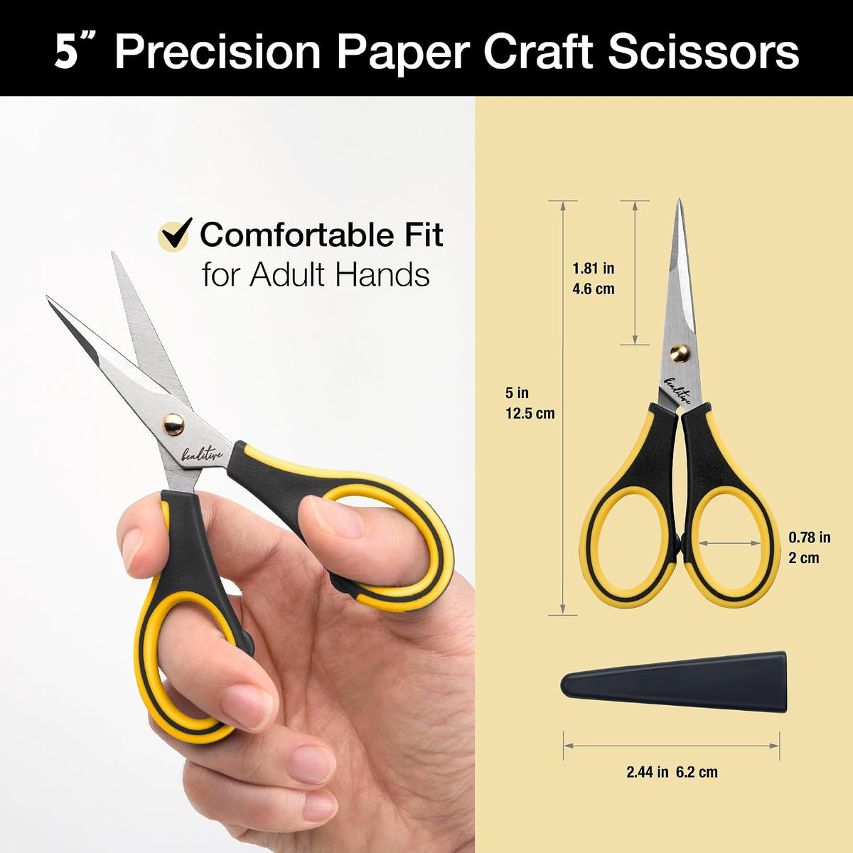 Beaditive Precision Craft Scissors