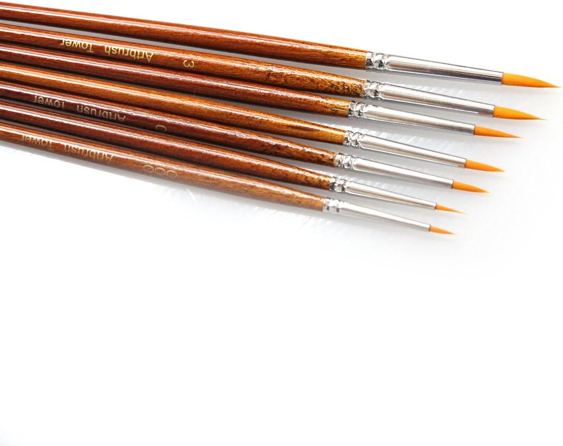 Fine Detail Paint Brush Set – 7 Pieces