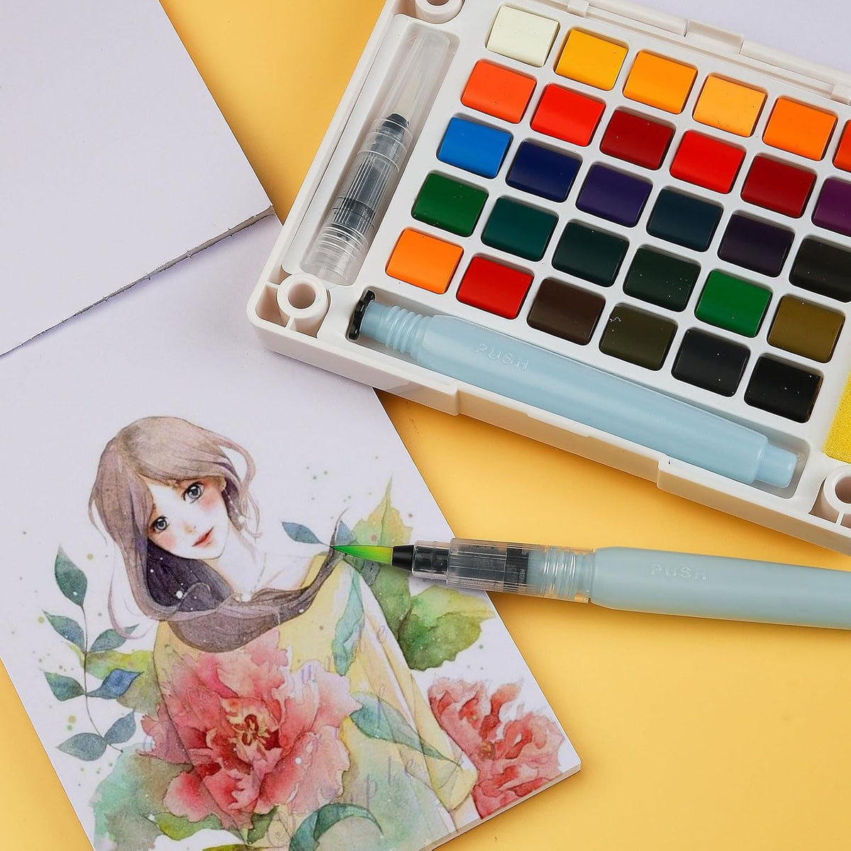 Portable Watercolor Paint Set – 30 ColorsMyArtscape Gouache Paint Set – 12 Colors