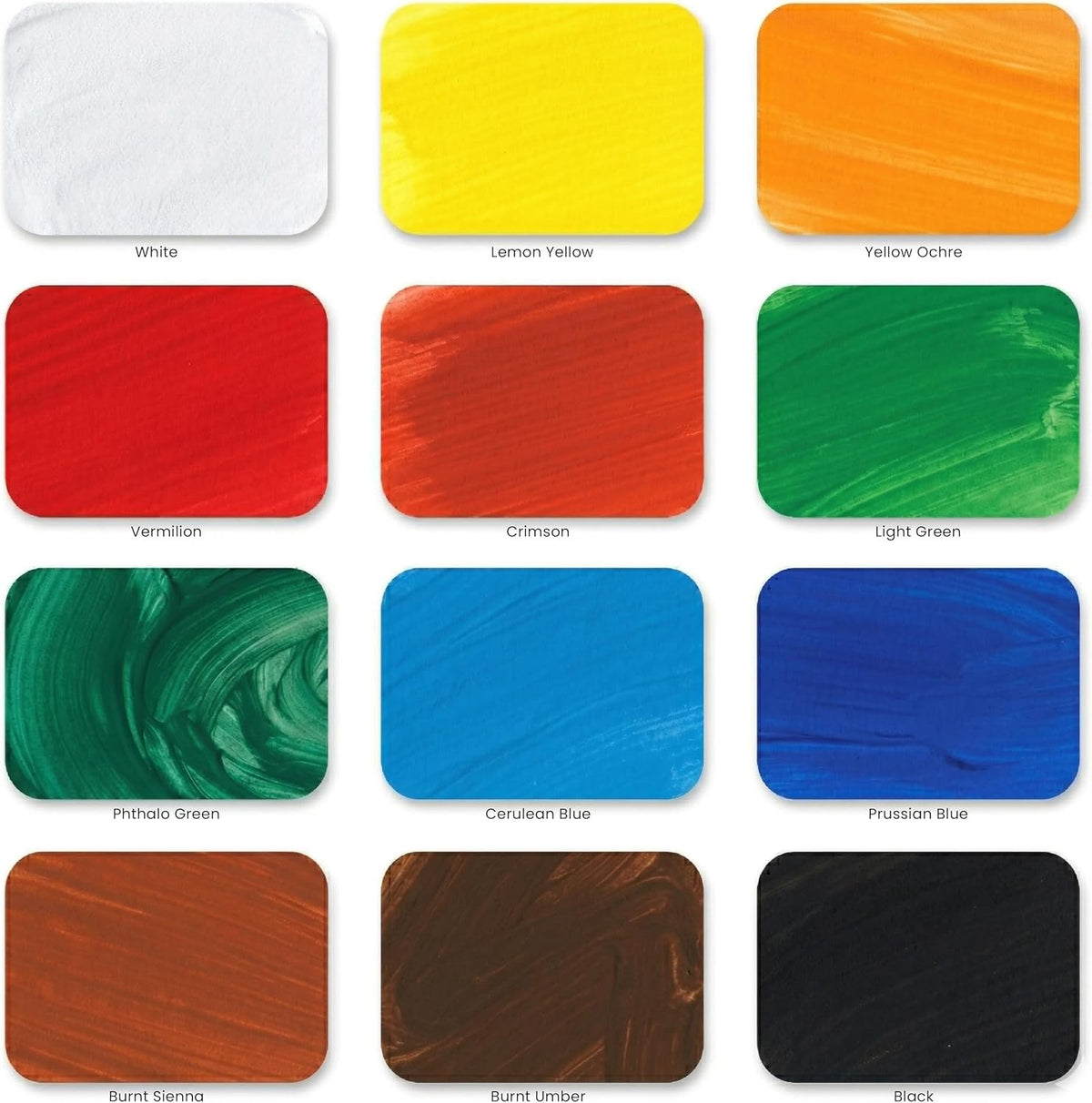 MyArtscape Gouache Paint Set – 12 Colors