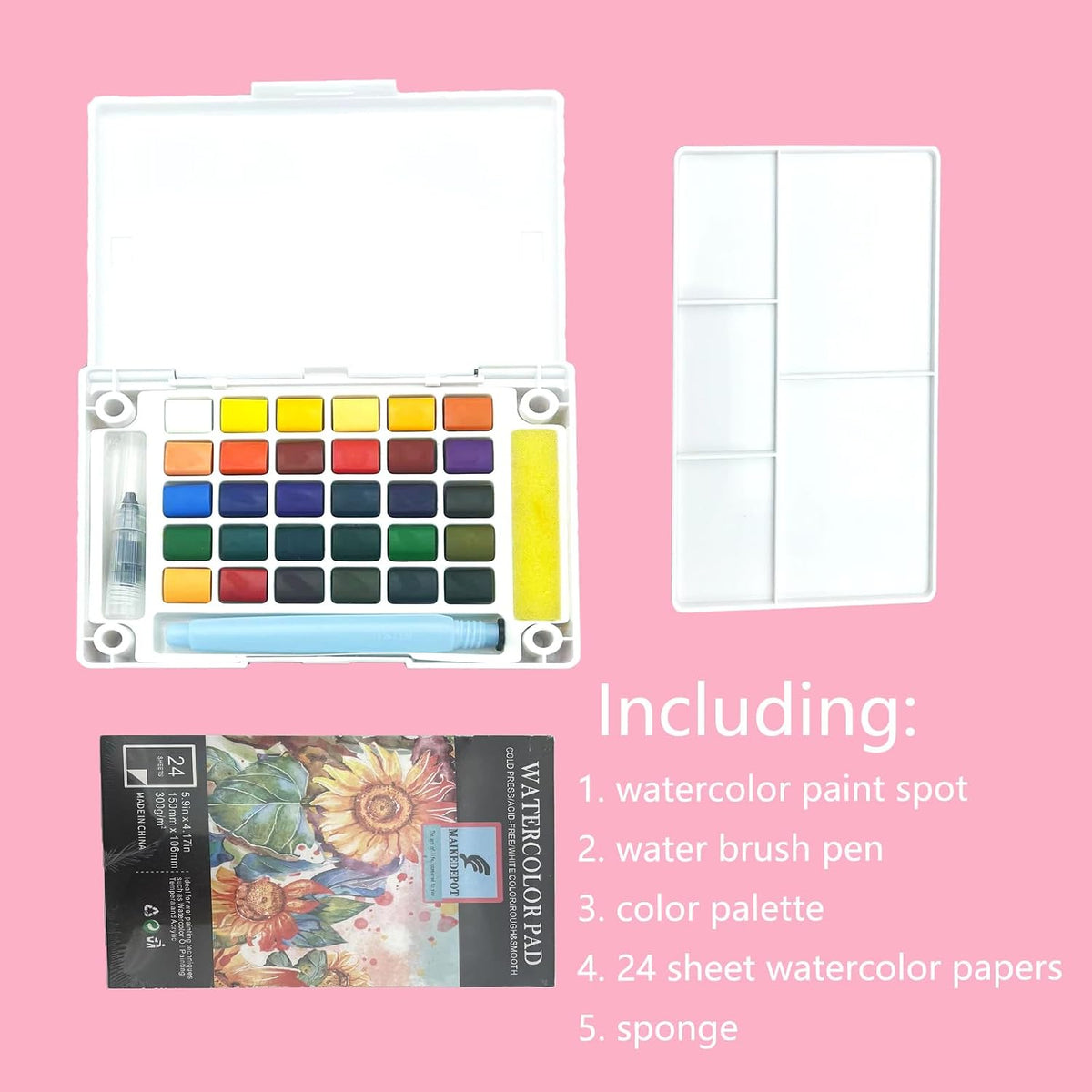 Portable Watercolor Paint Set – 30 ColorsMyArtscape Gouache Paint Set – 12 Colors