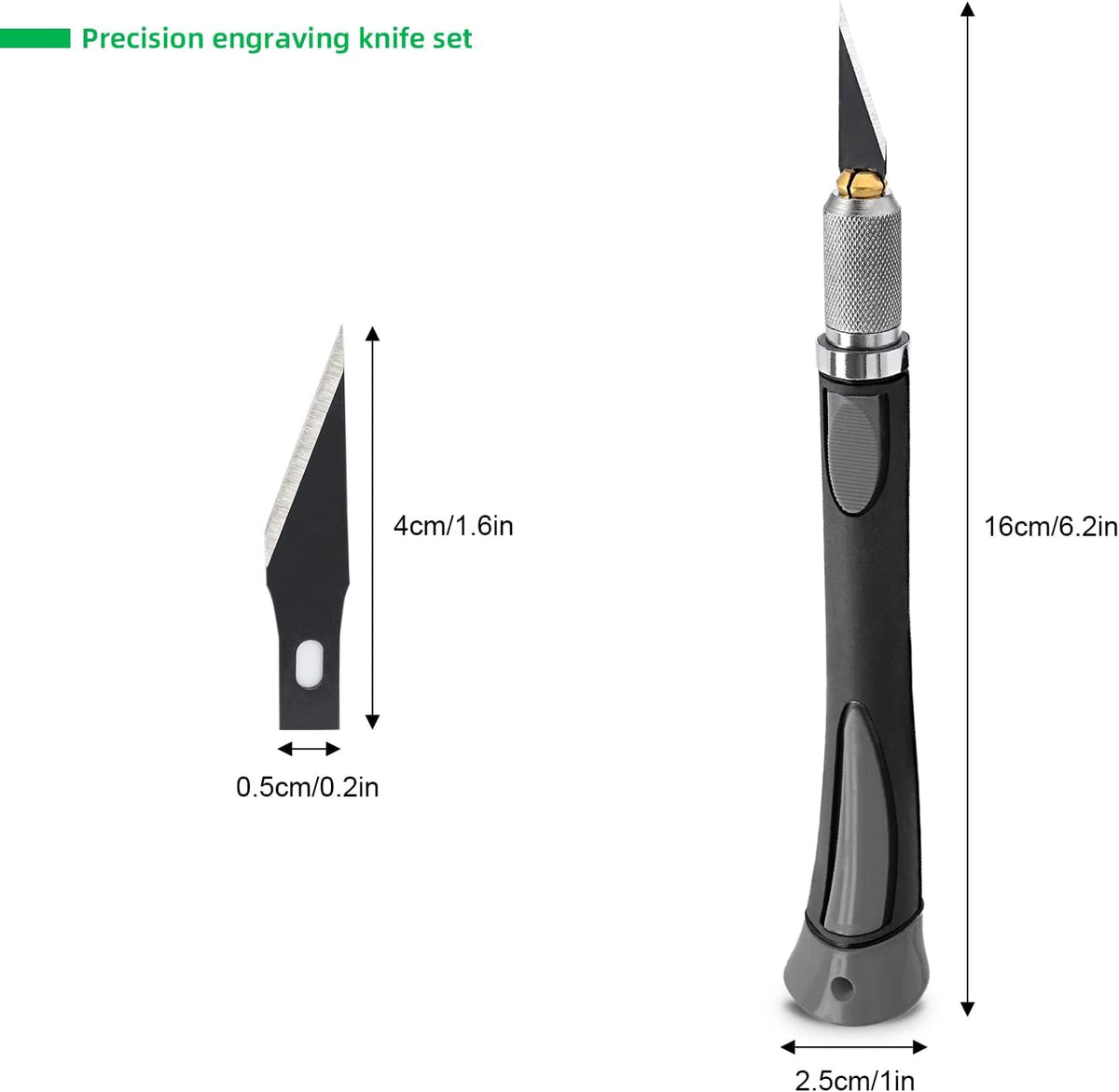 FOSHIO Precision Craft Knife Set – 2 Pack